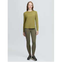 Sports T-shirt met lange mouwen LeMieux Kruisbes Groen