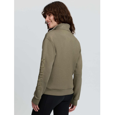 Sweat-shirt LeMieux à demi-zip col montant Scarlet
