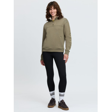 Sweat-shirt LeMieux à demi-zip col montant Scarlet