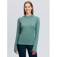 Technische hoodie Heidi LeMieux Aloë Blauw