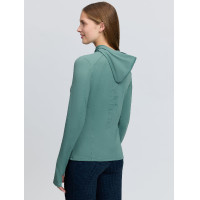 Technische hoodie Heidi LeMieux Aloë Blauw
