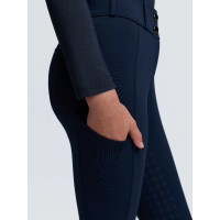 Rijbroek met verstevigd zitvlak Bex LeMieux Young Rider Marine Marineblauw