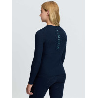 Hybride sporttechnisch T-shirt LeMieux Young Rider Marine Marineblauw
