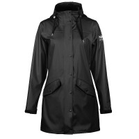 PU Regenjas Billie dames Horze Zwart