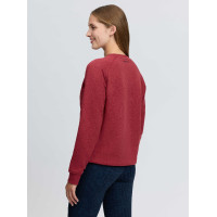 LeMieux sweatshirt met ronde hals, vrouwen Varsity Vida-stijl Roodbruin Oranje