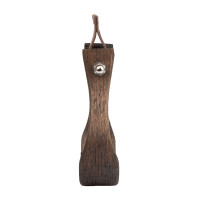 Western stijgbeugel van hout met antislip rubberen zitting Westwood Donkerbruin