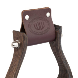 Western stijgbeugel van hout met antislip rubberen zitting Westwood