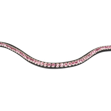 Voorhoofdband met strass Stones Concept Equestro Zwart / roze