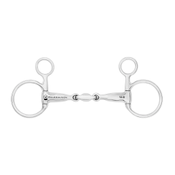 Baucher-bit dubbelgebroken