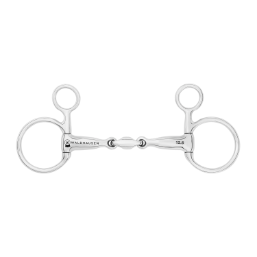 Baucher-bit dubbelgebroken