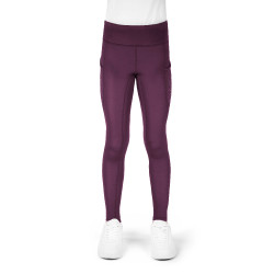 Legging Je t'aime Equithème Neva kind Pruim Violet