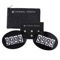 Wedstrijdnummer Imperial Riding Basic met snelspeld per 2 Zwart