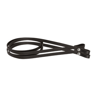 Teugels voor stang- en trenshoofdstel Imperial Riding Hobby Horse Bruin