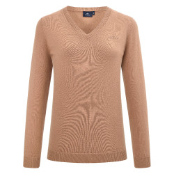 Pullover HV Polo Oralie dames Kameel Bruin Pullover HV Polo Oralie dames Kameel Bruin