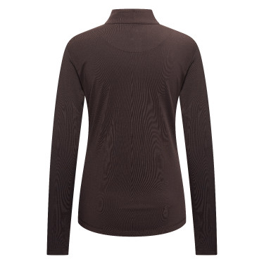 Lange mouwen top Imperial Riding Jamy summer dames Chocolade Bruin Lange mouwen top Imperial Riding Jamy summer dames Chocolade Bruin