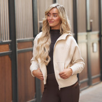 Vest Imperial Riding Gwen dames Gemêleerd taupe