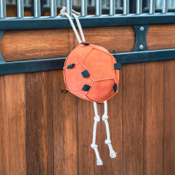 Speeltje voor in de stal Horse Ball HV Polo Volley Pompoen Multicolor