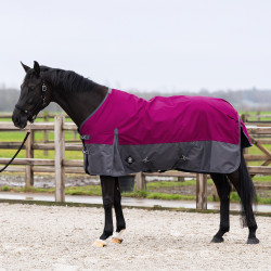 Outdoordeken Imperial Riding Limited Zomer met hals Framboos / grijs Rood
