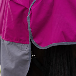 Outdoordeken Imperial Riding Limited Zomer met hals Framboos / grijs Rood