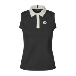 Mouwloze poloshirt voor dames in piqué KLLaura Kingsland
