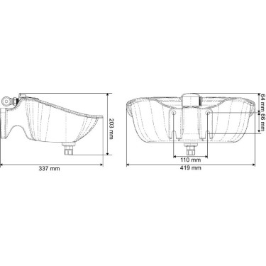 Drinkbak Polydrink Tube La Gée messing