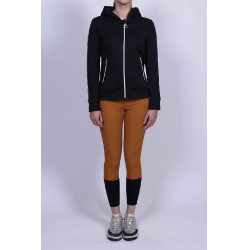 Sweat Zip Harcour Sworm dames Zwart
