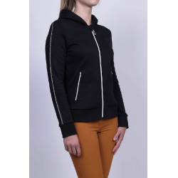 Sweat Zip Harcour Sworm dames Zwart