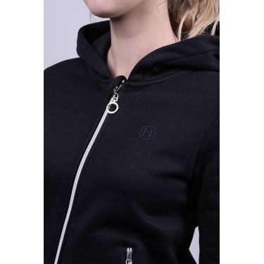 Sweat Zip Harcour Sworm dames Zwart