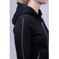 Sweat Zip Harcour Sworm dames Zwart