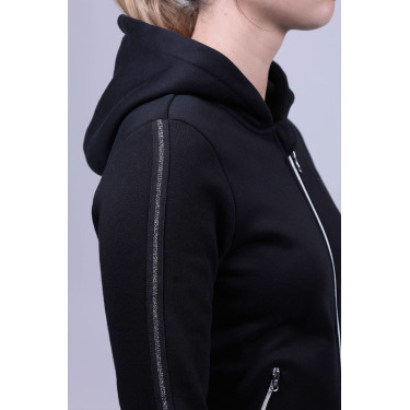 Sweat Zip Harcour Sworm dames Zwart
