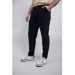 Chino broek Harcour Bruno Marine Marineblauw