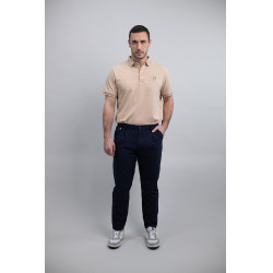 Chino broek Harcour Bruno Marine Marineblauw