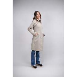 Lange Trenchcoat Harcour Tweeta Beige