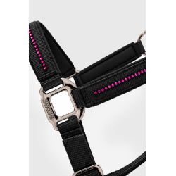 Halter en leidlijn Harcour Amour Zwart / roze