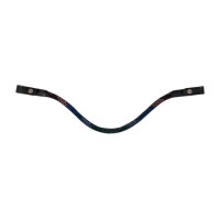 Voorhoofdband Lugano HKM Lila / petroleumkleur