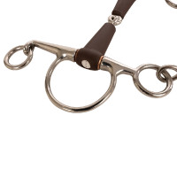 Pelham Flex enkel gebroken kort medium 18mm 14,5cm Wit