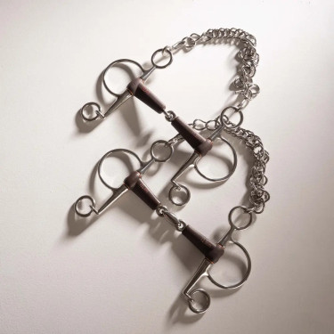 Pelham Flex enkel gebroken kort medium 18mm 14,5cm