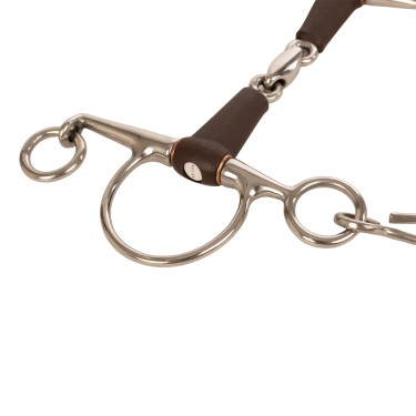 Pelham Flex dubbel gebroken kort medium 18mm 14,5cm
