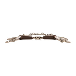 Pelham Flex dubbel gebroken kort medium 18mm 14,5cm