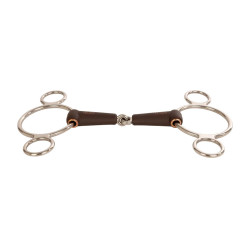 Pessoa 3 ring bit Flex enkel gebroken medium 20mm 14,5cm