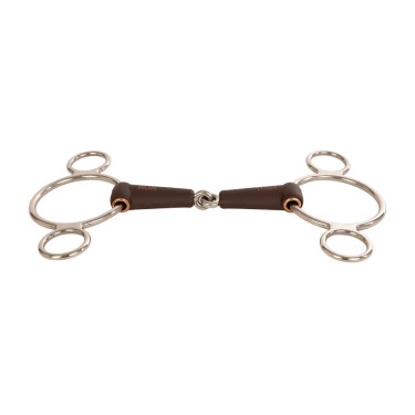 Pessoa 3 ring bit Flex enkel gebroken medium 20mm 14,5cm