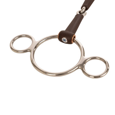 Pessoa 3 ring bit Flex enkel gebroken medium 20mm 14,5cm