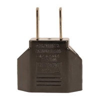Convector stekker US Zwart