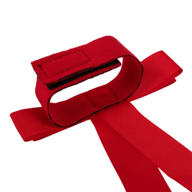 Rood lint met klittenband