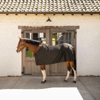 zomersheet licht navy 165-7'3 Zwart
