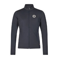 Dames microfleece vest met rits KLLucy Kingsland Marine Marineblauw