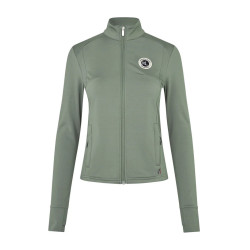 Dames microfleece vest met rits KLLucy Kingsland