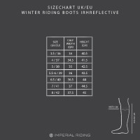 Winterrijlaarzen Imperial Riding reflective Zwart