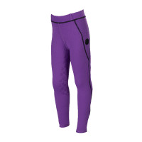 Legging Amina met volledig siliconen zitvlak HKM kinderen kinderen kinderen Donker lila Violet