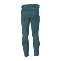 Broek Amina fullseat in siliconen HKM dames Petroleum Blauw